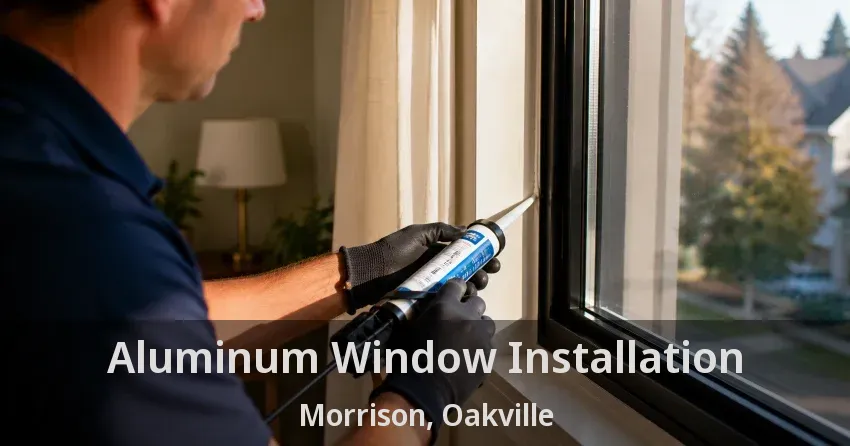 Aluminum Window Installation Morrison, Oakville - ON