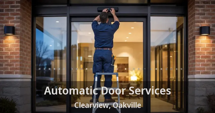 Automatic Door Services Clearview, Oakville - ON
