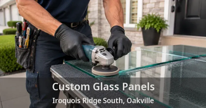 Custom Glass Panels Iroquois Ridge South, Oakville - ON