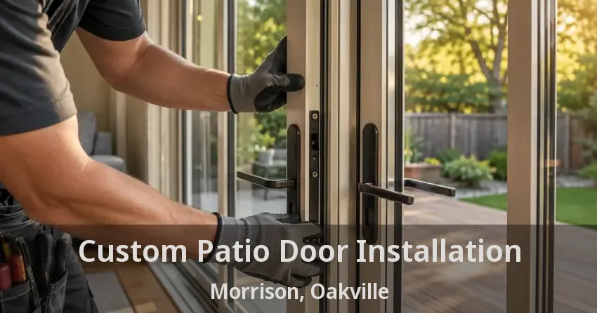 Custom Patio Door Installation Morrison, Oakville - ON