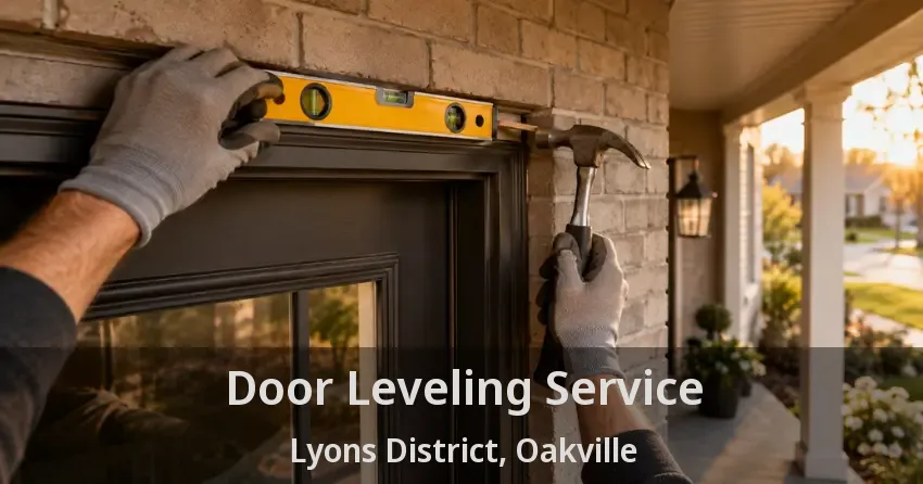 Door Leveling Service Lyons District, Oakville - ON