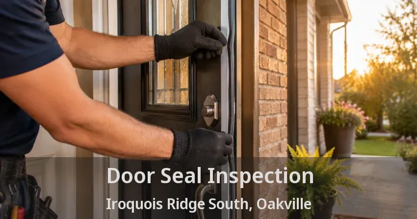 Door Seal Inspection Iroquois Ridge South, Oakville - ON