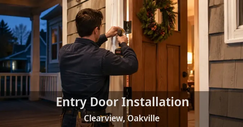 Entry Door Installation Clearview, Oakville - ON
