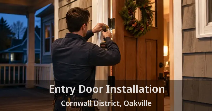 Entry Door Installation Cornwall District, Oakville - ON