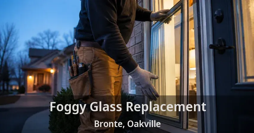 Foggy Glass Replacement Bronte, Oakville - ON