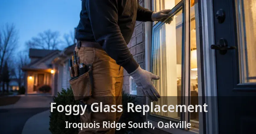 Foggy Glass Replacement Iroquois Ridge South, Oakville - ON