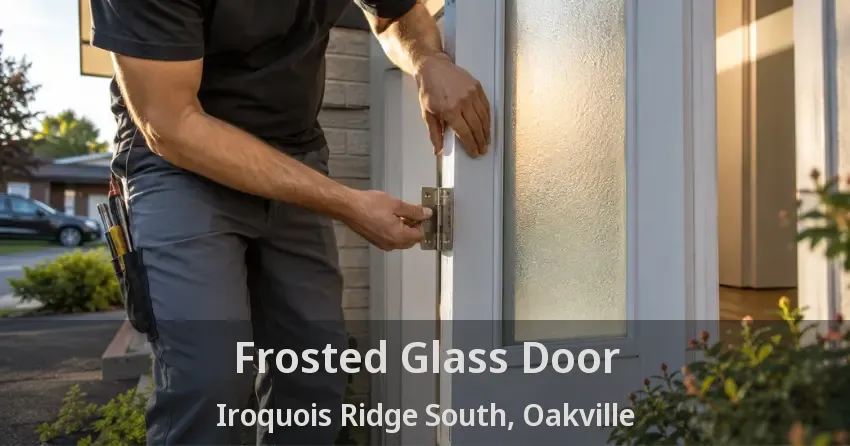 Frosted Glass Door Iroquois Ridge South, Oakville - ON