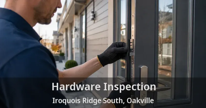 Hardware Inspection Iroquois Ridge South, Oakville - ON