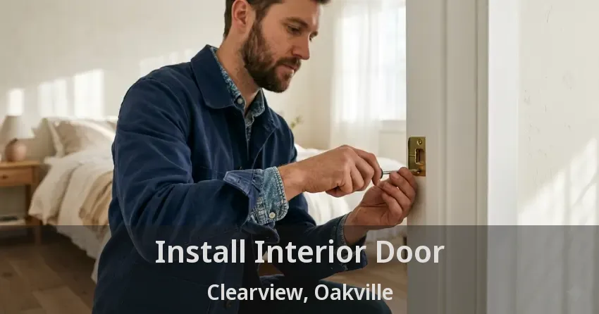 Install Interior Door Clearview, Oakville - ON