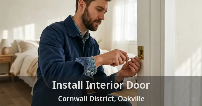 Install Interior Door Cornwall District, Oakville - ON