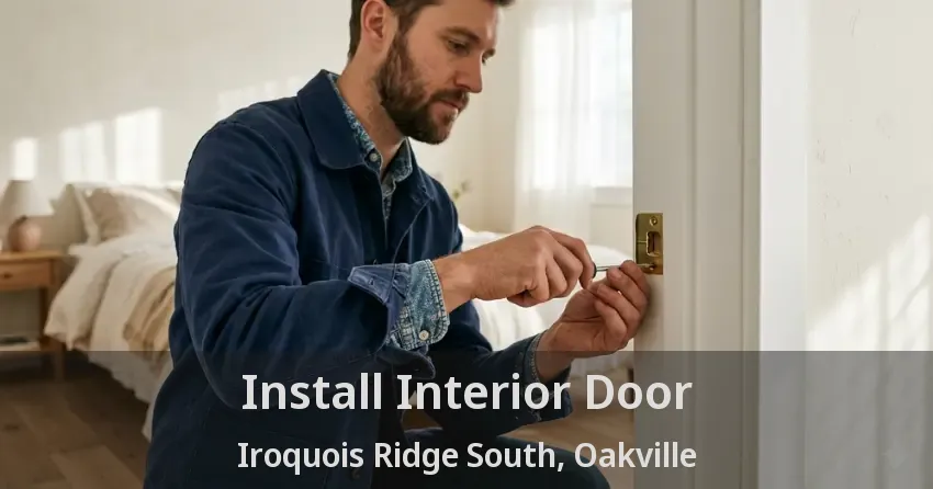 Install Interior Door Iroquois Ridge South, Oakville - ON