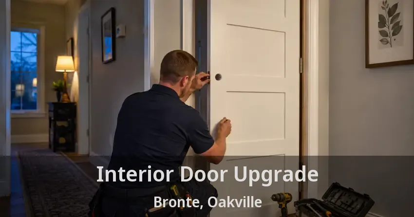 Interior Door Upgrade Bronte, Oakville - ON