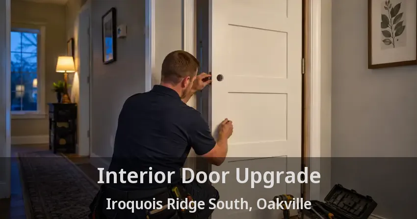 Interior Door Upgrade Iroquois Ridge South, Oakville - ON