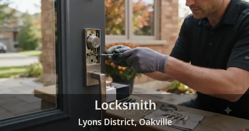 Locksmith Lyons District, Oakville - ON