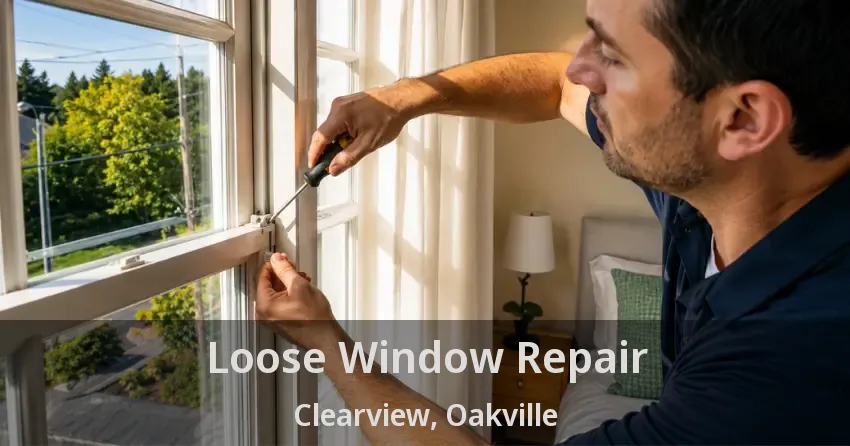 Loose Window Repair Clearview, Oakville - ON