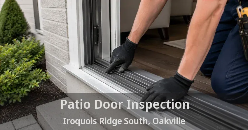 Patio Door Inspection Iroquois Ridge South, Oakville - ON