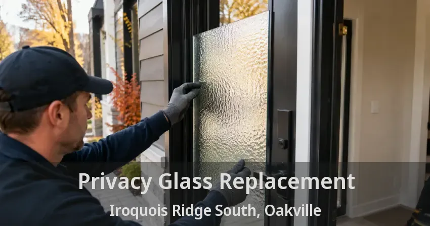 Privacy Glass Replacement Iroquois Ridge South, Oakville - ON