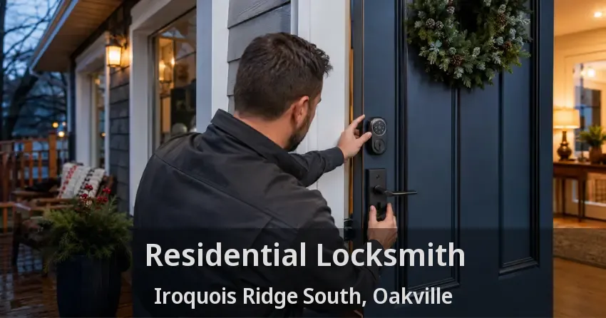 Residential Locksmith Iroquois Ridge South, Oakville - ON