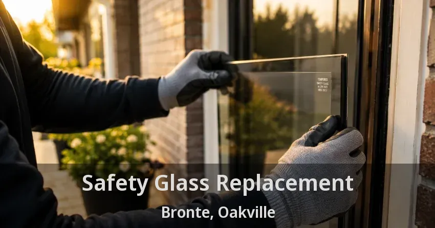 Safety Glass Replacement Bronte, Oakville - ON