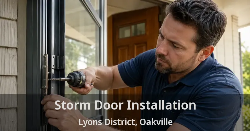 Storm Door Installation Lyons District, Oakville - ON