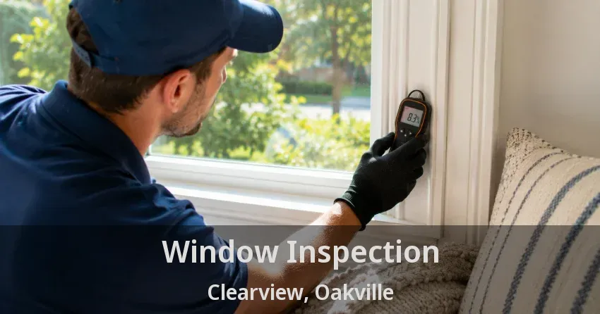 Window Inspection Clearview, Oakville - ON