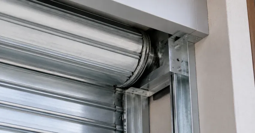 automatic storefront door technician servicing motor and sensor in Oakville