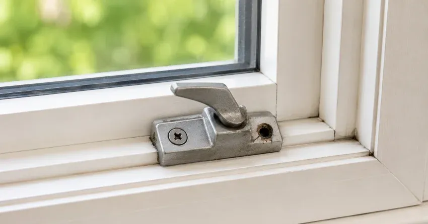 technician repairing a window balance mechanism in Morrison, Oakville