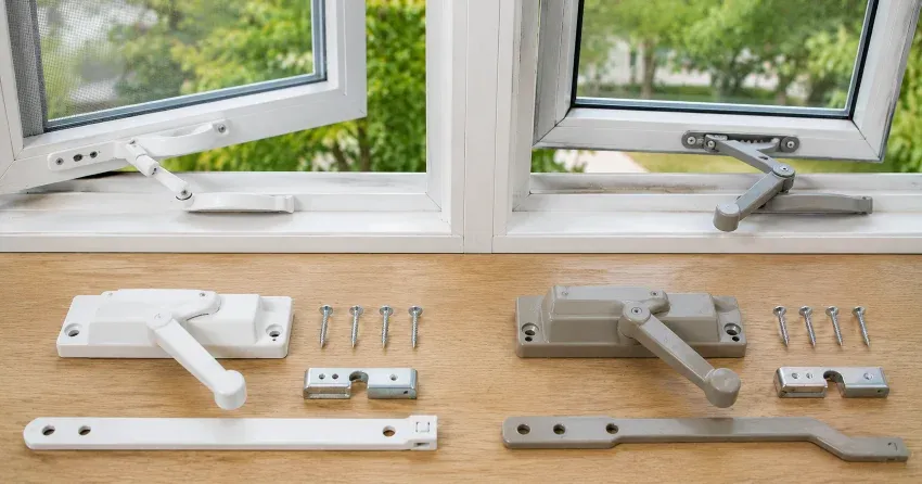 new casement window crank operator installed in Oakville home